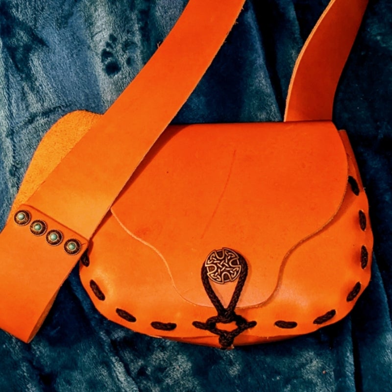 Boho Leather Purse