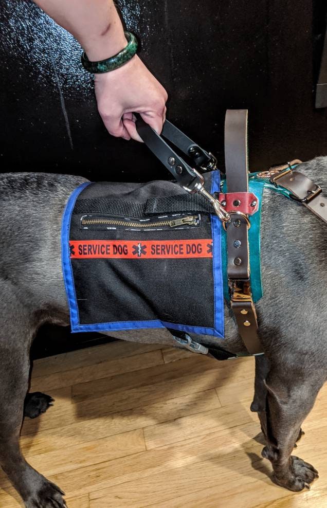 Leather Pull Strap (dog harness handle)