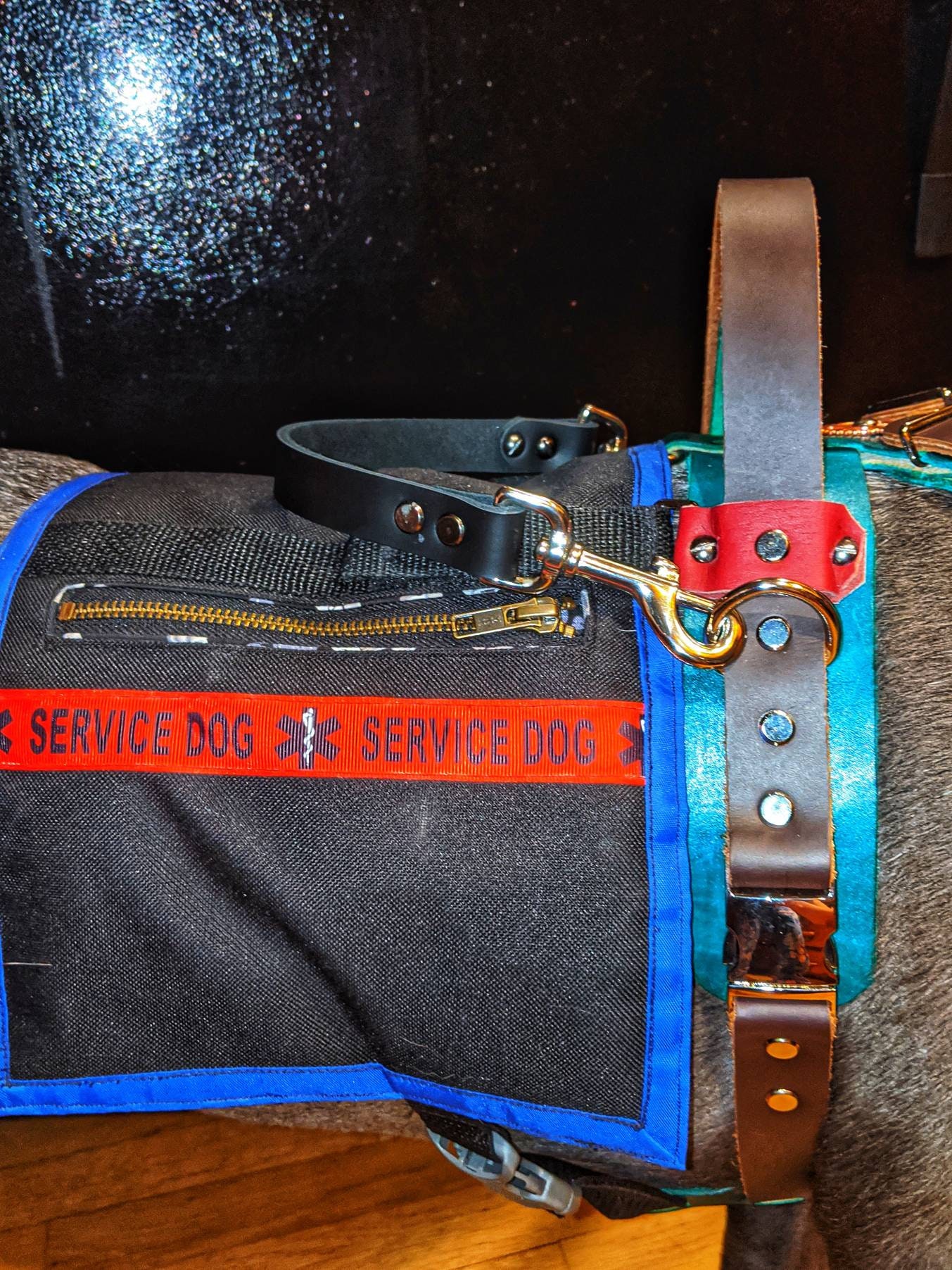 Leather Pull Strap (dog harness handle)