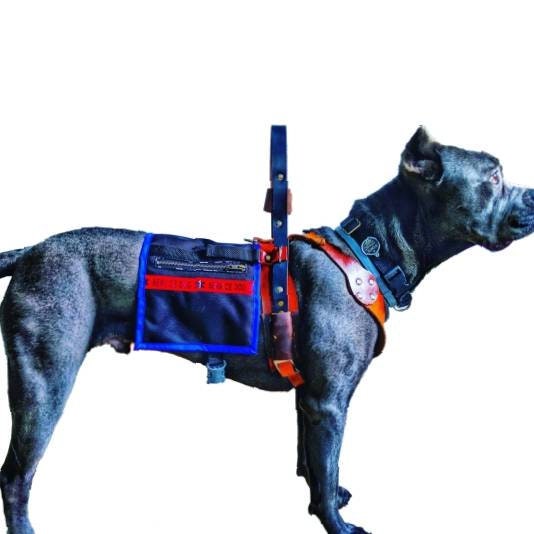Mobility Service Dog Harness counterbalance handle included