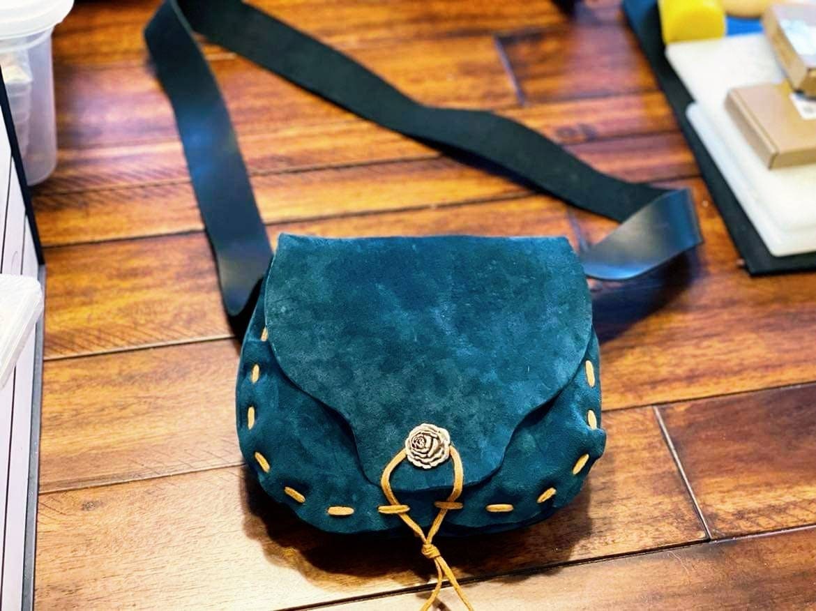 Retro Silky Suede Purse